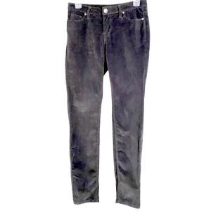 Buffalo David Bitton Gray Supreme Mid Rise Stretch Corduroy Pants, Size 2/26